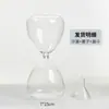 Reloj de Arena DIY con Tema del Desierto de la Luna Creciente de Dunhuang, una pieza de decoración del hogar de moda que se puede llenar con arena