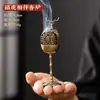 Horno de Aromaterapia Hueco Fulu Dao del Incienso Sin Polvo Pegajoso Xiangyun Accesorios para Horno de Incienso Pequeño Adornos para Interiores de Horno de Pie Alto Oficina Sala de Té