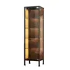 Armário Artesanal Vitrine de Vidro Armário de Dor com Fechadura e Porta Estante à Prova de Poeira Modelo Transparente Armário de Armazenamento Rack de Armazenamento de Brinquedos