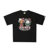Camiseta de Manga Corta Holgada con Estampado de Letras Milo Estilo Nuevo Pe X Hellokitty25 para Hombre y Mujer 260g