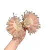 Presilha de Garra Grande Flor Pérola Alta Qualidade Estilo Coreano para Mulheres, Fashion e Versátil, com Toque de Luxo, Presilha Tubarão Grampo de Cabelo Acessório de Cabelo