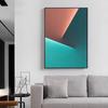 [Personalizado] Pintura Decorativa Geométrica Minimalista Moderna con un Toque Minimalista de Alta Gama, Arte de Pared Creativo para Entrada, Sala de Estar, Dormitorio, Comedor