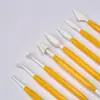 Ferramentas de arte direto da fábrica 8 ferramentas de plástico para crianças Argila Argila ferramentas de escultura argila cerâmica ferramentas diy