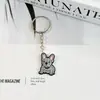 Llavero de Pegamento Suave de PVC Llavero de Gato Perro Llavero Lindo Regalo Llavero de Animal Artículo Pequeño para Regalar