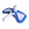 Equipamento de Hidroterapia com Água de Nascente para Piscina Acessórios de Limpeza para Piscina Cabeça de Sucção a Vácuo em Forma de Meia-Lua Azul e Branca Ventosa