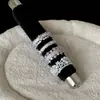 Anel de Pérola Cravejado com Diamantes Estrela de Alto Padrão para Mulheres, Estilo Francês Leve Luxo Moda Tendência Versátil