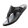 Superventas de Amazon Chanclas Transfronterizas para Hombre Tira entre los Dedos Suela Suave Antideslizante Sandalias de Playa Chanclas de Moda Casual 1110