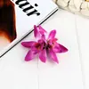Grampo de Cabelo Flor Phalaenopsis Dupla Transfronteiriço Grampo de Cabelo Lírio Artificial de Verão Acessório de Cabelo Flor de Cabelo para Férias Boêmia para Mulheres