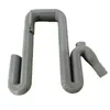 Tubo de rebosadero 3D Manguera de drenaje para cubo de rebosadero Juego de mangueras Soporte de borde de cubo engrosado Accesorios anti-rebosadero