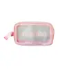 Novedad bolsa de cosméticos de PU para celebridades de Internet ins de viaje translúcida de gran capacidad impermeable para lavar conveniente