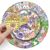 50 Adesivos Originais Coloridos de Desenho Animado de Animais Kawaii Fofos para Caderno Pet Copo de Chá com Leite Guka Decoração DIY