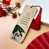 Marcapáginas de bambú de estilo chino con poesía antigua, serie de poesía Li Shangyin, de madera de bambú, marca Wenchuang, un regalo exquisito para amigos.