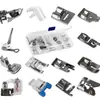 Kit de prensatelas de 15 piezas en caja para máquina de coser doméstica, juego de accesorios, prensatelas comunes, caja de prensatelas libres, venta al por mayor