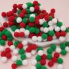 Decoração de Natal Colorida Poliéster Alta Elasticidade Bola de Pompons Acessórios de Joias Crianças Criativas DIY Enfeites Materiais de Decoração