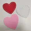 Posavasos Creativos de Fieltro Día de San Valentín Corazón de Amor Tela de Fieltro Posavasos Doble Felicidad Manteles Individuales de Tela No Tejida Vajilla de Papel Esterillas Aislantes de Calor