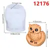 Molde de Silicone Coruja Transfronteiriça DIY Ornamento Animal Vela de Aromaterapia Gesso Molde para Decoração de Casa