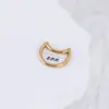 Moda Transfronteriza Más Vendido Anillo de Nariz Gota de Luna Anillo Des Anillo Básico de Oreja de Serpiente Uña de Labio Cruzada Perforación Corporal Europea y Americana