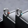 Brincos de Feijão Vermelho com Padrão de Grama Transfronteiriços para Homens, Presilhas de Orelha com Design de Nicho, Sensação Simples e de Alto Padrão, Brincos de Feijão Vermelho Estilo Chinês para Mulheres