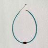 Primavera y verano nuevo estilo colorido colgante de flor pequeña cadena clavicular para mujer lindo collar de manzana roja accesorios