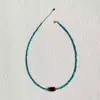 Primavera y Verano Nuevo Estilo Apilado Colorido Colgante de Flor Pequeña Cadena Clavícula Collar Colgante de Manzana Roja Lindo para Mujer Accesorios