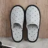 Chinelos Descartáveis Star Hotel, Tecido de Pelúcia Quente, Estilo Antiderrapante, Adequado para Pousadas, Viagens e Hotelaria, Atacado para o Inverno