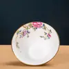 Cubo Tazón de Cerámica Esmaltada Jingdezhen Estilo de la Corte China de Gama Alta Tazón de Cerámica para Comer Tazón Japonés para Fideos Tazón Grande para Sopa