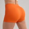 Shorts de Yoga Femininos com Glúteos de Pêssego, Shorts de Yoga Ribanados Três Pontos Antiexposição, Sem Marcas Desconfortáveis, Verão