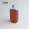 Garrafa Plástica Plana de 350ml Material Garrafa de Óleo Tangerina Descartável Vazia Garrafa de Suco Chá Cold Brew Água Garrafa de Chá de Leite Garrafa de Bebida Fria