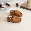 Sandalias de Punta Descubierta para Niñas 2026 Nuevo Estilo de Verano Zapatos Casuales Simples para Niña Flats para Niños Zapatos de Playa