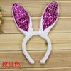 Cartoon Performance Animal Headwear Branco Orelhas de Coelho Headwear Headband Headband Orelhas de Coelho Coelho