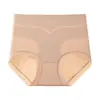 Pantaletas Moldeadoras Ligeras de Cintura Alta para Mujer, Moldeado Corporal, Levantamiento de Glúteos, Control de Abdomen, Entrepierna Extendida y Ensanchada, Sin Costuras, Borde Anti-Enrollamiento, Ropa Interior Básica de Triángulo