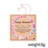 Explosiones Transfronterizas Tarjeta de Joyería Estilo de Moda Simple Varios Colores Pulsera de Cerámica Suave Cruzada Pulsera Ajustable