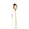 Colher de Aço Inoxidável 316 Garfo Coreano Doméstico Cabo Longo Colher de Mexer para Sobremesa Espessada Colher de Sopa para Bibimbap Colher para Café e Gelo