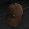 Boné de Baseball com Bordado de Letras Estilo Coreano 2026, Novo, Macio e Escovado, para Mulheres, Moda Primavera e Outono, Simples e Versátil, Boné Bico de Pato