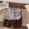 Novos looks estilosos de verão para homens, mulheres e crianças, trajes folgados estilo floresta vintage, estilo chinês leve