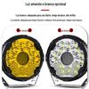 Farol de LED a laser para carro veículo off-road Wrangler luz de retrofit feixe alto super brilhante tanque 300 Great Wall luz do para-choque dianteiro da arma