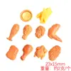 Mini Batatas Fritas, Ovos de Gema, Lanchonete de Frango Frito Cenas de Brinquedos de Comida em Miniatura, Brinquedo da Moda Acessórios Culturais e Criativos, Atacado do Fabricante