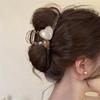 Pinza de Pelo de Gama Alta para Mujer Nuevo Estilo Horquilla Horquilla Grande Volumen de Cabello Pinza Grande de Tiburón Adorno para la Cabeza Parte Posterior de la Cabeza Accesorios para el Cabello Especial