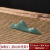 Suporte porta-caneta suporte capa de cerâmica suporte tapete para xícara de chá tapete isolante para xícara de chá materiais para caligrafia acessórios para cerimônia do chá japonesa