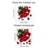 Fábrica comercio exterior romántica flor rosa pegatinas para inodoro baño decoración del hogar pegatinas de pared autoadhesivas venta al por mayor transfronterizo