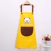 Delantal de Moda Estilo Coreano para Adultos en Pareja, Lindo Delantal de Cocina Impermeable con Texto y Logo Impresos Personalizados