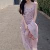 Dinámico y Elegante, Me Gustan las Faldas con Tirantes, los Vestidos de Gasa Estampados, los Estilos de Verano de Longitud Media