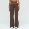 Pantalones Anchos de Terciopelo para Otoño e Invierno Transfronterizos de Cintura Alta Bloque de Color Sueltos Casuales Largos Ropa para Deportes al Aire Libre Correr Fitness 7028