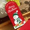 50 pegatinas/paquete en stock Pegatinas de Navidad Feliz Navidad Pegatinas para sellar cajas de regalo Pegatinas de decoración de embalaje