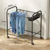 Guarda-roupa para uso doméstico no quarto, guarda-roupa simples para moradia alugada, armário de armazenamento durável, guarda-roupa de metal montado econômico