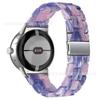 Aplicable a google nuevo reloj pixel google 1/2 correa de resina de tres cuentas correa de reloj acrílica acero inoxidable