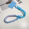 Monedero Ajustable Cruzado Lanyard Largo para Teléfono Móvil Cuerda de Tres Hilos a Juego Color Cuerda Tejida a Mano al Aire Libre para Viajes Anti-Pérdida