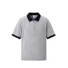 Camiseta Falsa de Duas Peças Design Tcleanfi para Homens, Novo Estilo de Verão, Marca Tendência, Meio Zíper, Caimento Solto, Gola Reversível, Top Casual