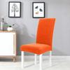 Funda de asiento elástica simple con textura de jade tela para silla de mesa de comedor de hogar, hotel, restaurante, venta al por mayor
