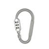 Cadeado de senha tipo D portátil para exterior cadeado de montanhismo cadeado rápido multifuncional cadeado anti-roubo para bagagem de viagem Universal
